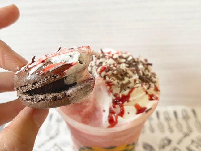 「ダブルチョコストロベリーフラッペ」