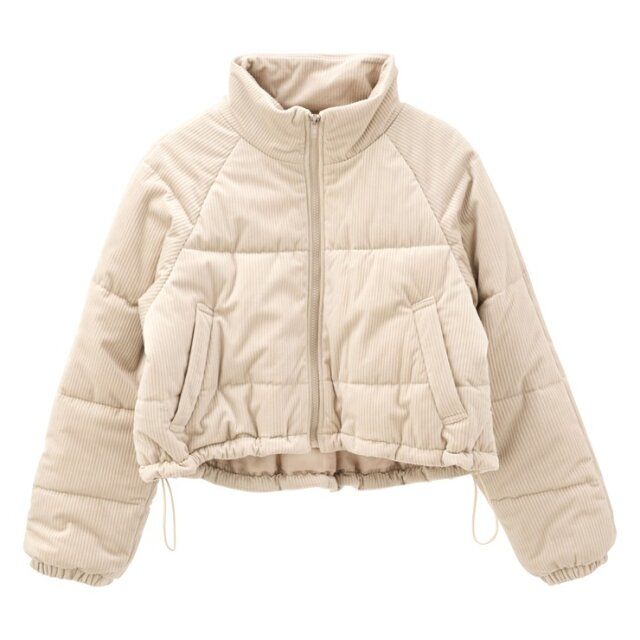 しまむらの中綿パファーブルゾン