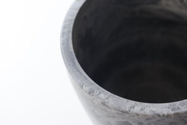 セリア ストーン風プランターB 質感