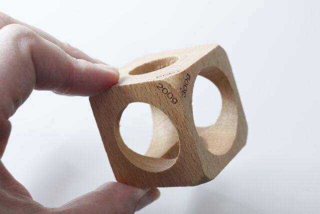 スリーコインズの可愛い木製パスタメジャー