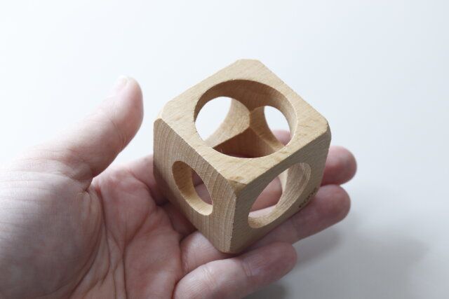 スリーコインズのお洒落な木製パスタメジャー