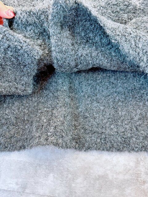 COCA ペンギンスリーブブークレカーディガン 肉厚