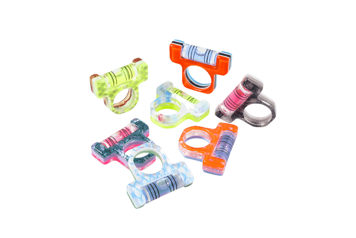 〈TOKYO ACRYL〉の水平器リング