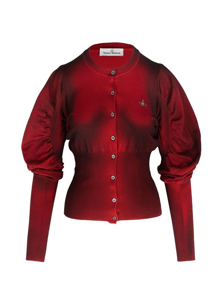 カーディガン ¥143,000／VIVIENNE WESTWOOD（ヴィヴィアン･ウエストウッド https://www.viviennewestwood-tokyo.com）