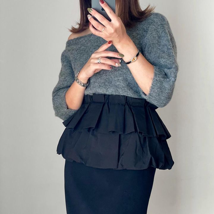 画像: オシャレなレイヤード風スカート