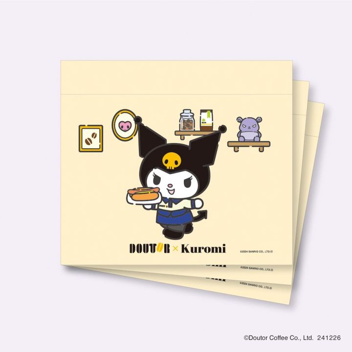 「オリジナルジッパーバッグ（3枚入り）」 横約17cm、縦約15cm（マチなし）／©'24 SANRIO CO., LTD. APPR. NO. L653715