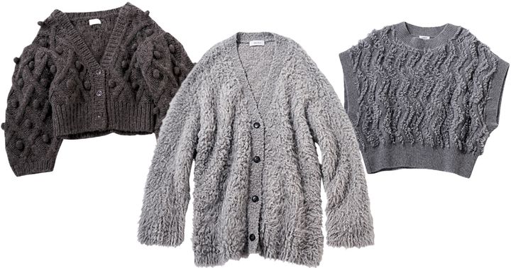 今季の狙い目グレーニット