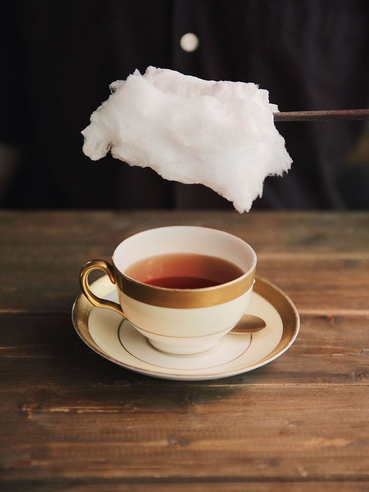 雲溶ける夕暮れティーの材料 レシピ・空想喫茶トラノコクさん