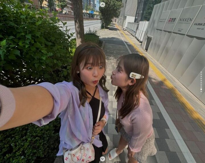 吉田優利、渋野日向子とのハグ写真を披露！「ひなこさん」とコメント