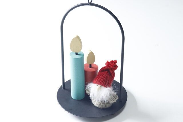 セリアのクリスマスにピッタリなろうそくオブジェ カラー