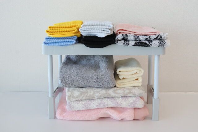 ダイソー 押入れフリーラック（S） 衣類収納