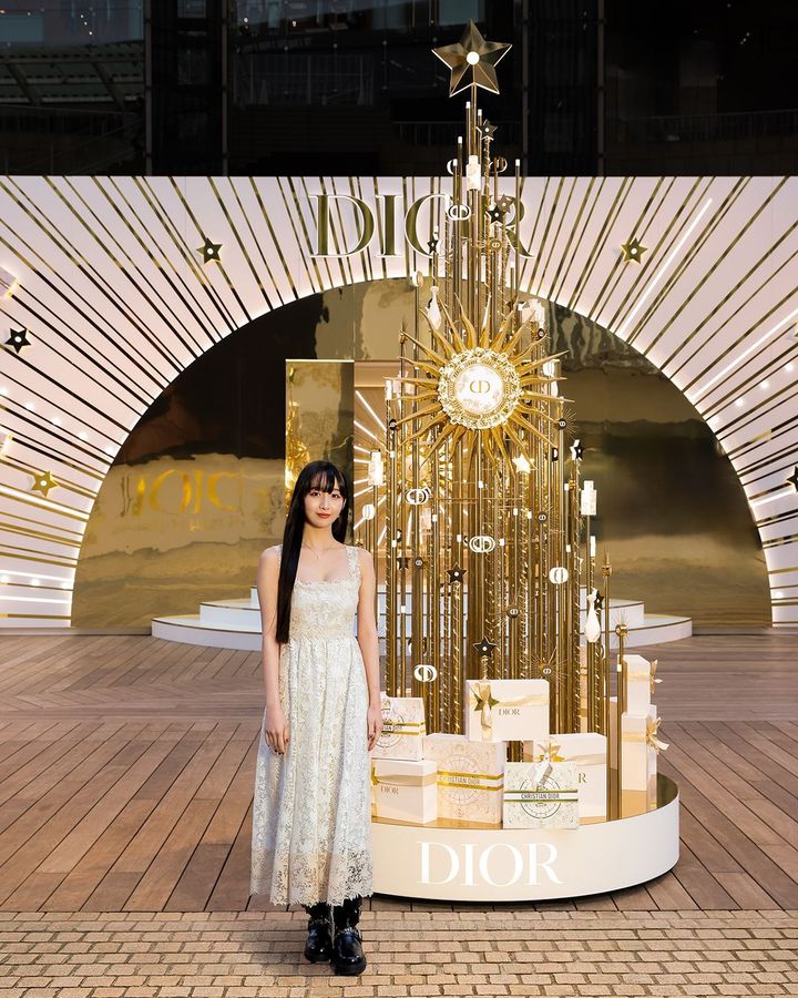 ディオール ジャパン アンバサダーのCocomiも会場に彩りを添えた。