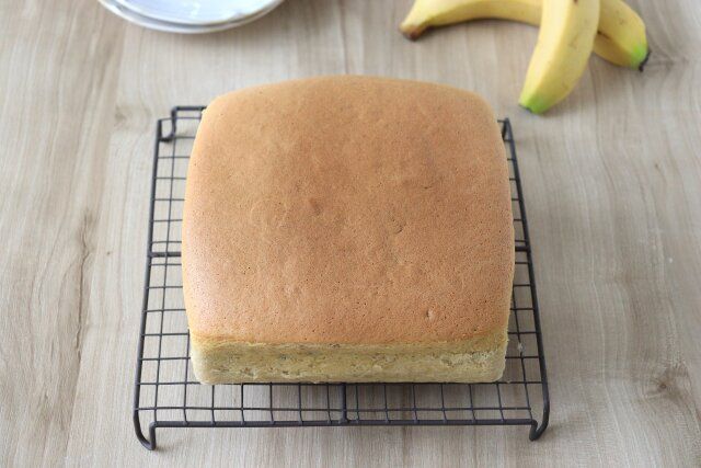 バナナ台湾カステラ 完成