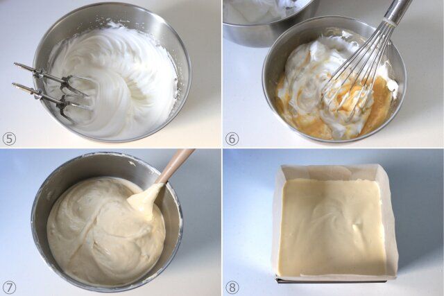 メレンゲ作り 生地に混ぜる