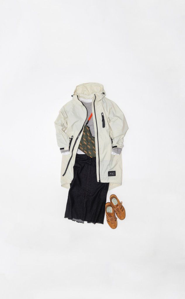 《KiU》のレインギアで雨の日も自分らしいおしゃれを楽しもう！雨の強さ別コーディネートをチェック