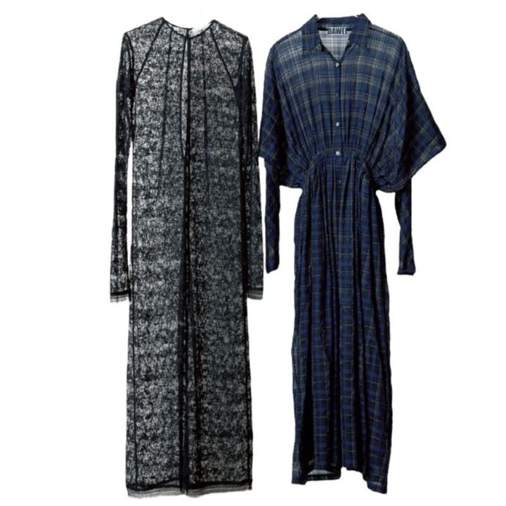 フランスのブランド・ダウェイ、コートのワンピース 宮澤敬子さん私服