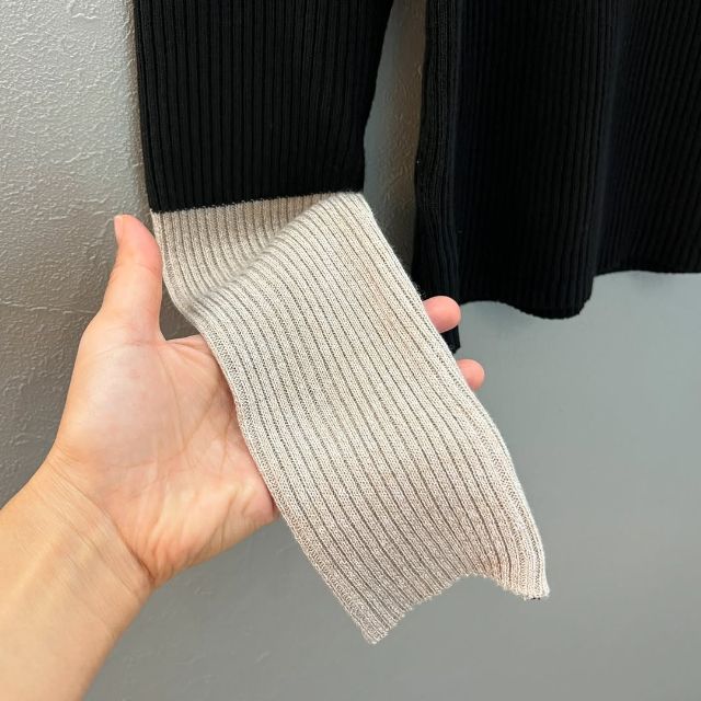 ハイショクナガソデPOの袖先部分