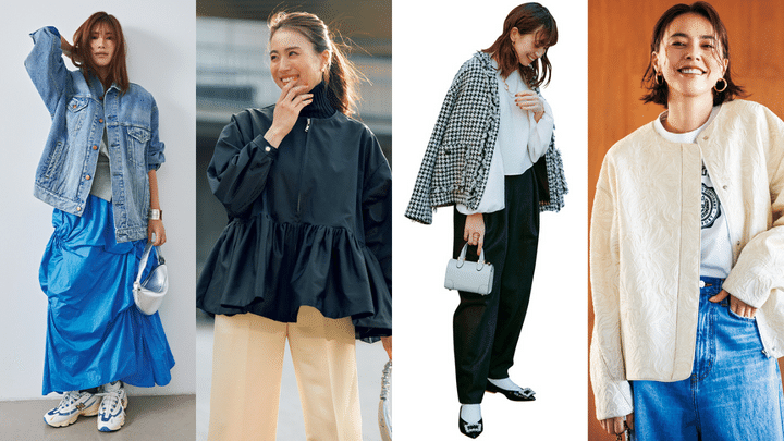 最高気温19度の服装のコラージュ写真