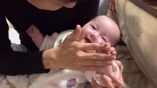 ママには超スマイル！パパには…？？