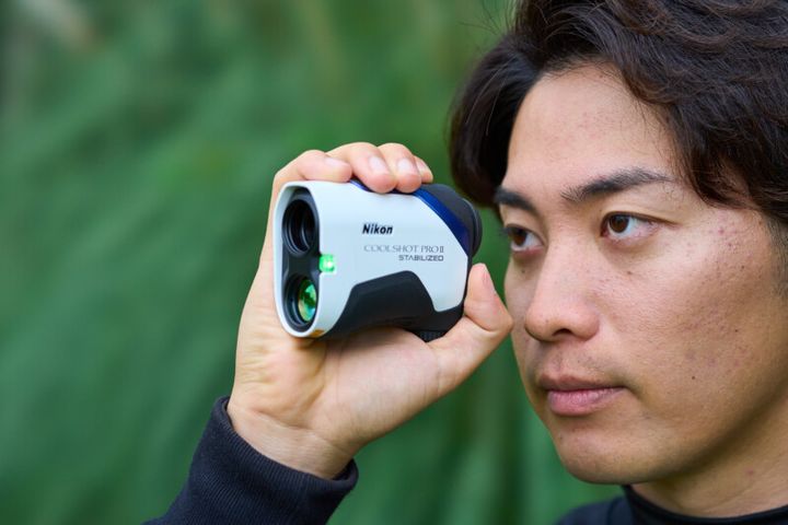 手ブレ補正でピンを確実にキャッチ！最上位距離計測器