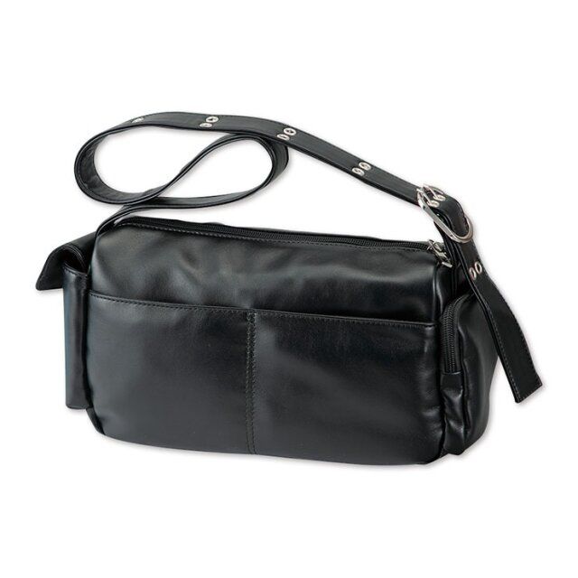 2024しまむらレディース高見えフェイクレザーショルダーバッグ