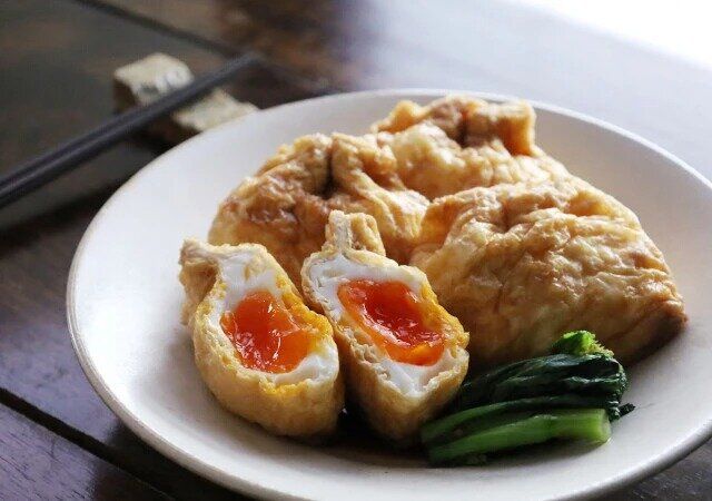 甘辛タレが食欲そそる「てりたま巾着」