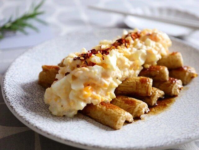 ちくわ×卵の最強おかず！「照り焼き南蛮ちくわのタルタルソース」