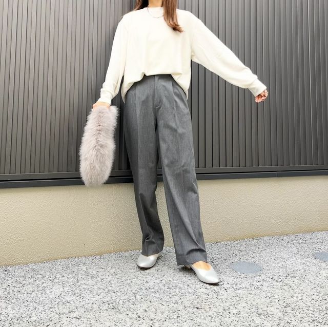 UNIQLOソフトニットフリースクルーネック4