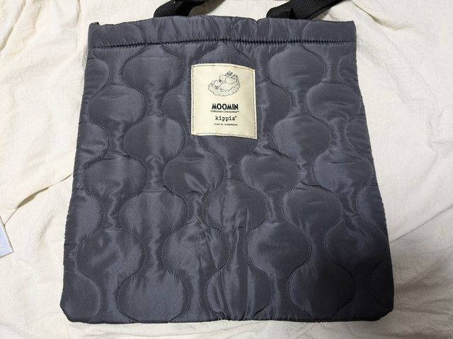 ムーミン×kippis たっぷり入る! ふわ軽キルティングトートバッグ BOOK