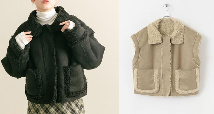 画像: 「マルチWAYボアジャケット」各￥18,150 出典：KBF