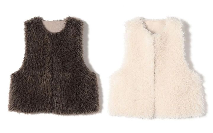 画像: 「リバーシブル フェイクファー ボンディング ジレ」各￥18,700 出典：シップス