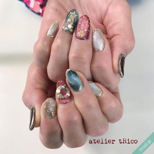 atelier tRicoが投稿したネイルデザイン [photoid:I0093230] via Itnail Design (743344)
