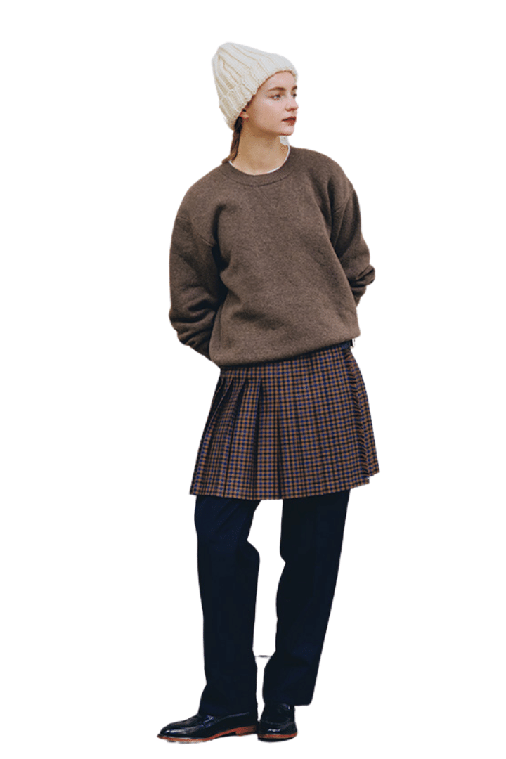 どう着こなす？チェック柄ラップスカートの着こなし6選