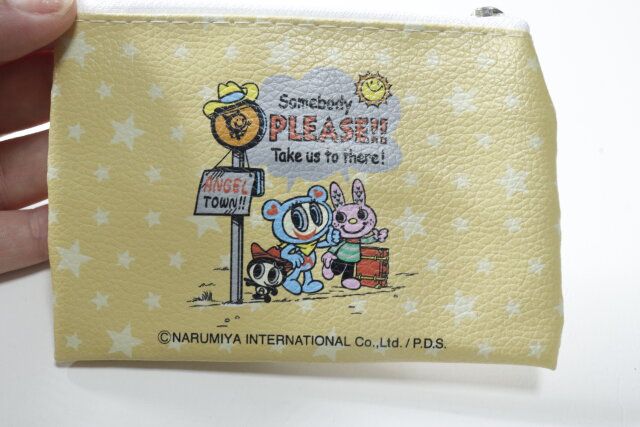 セリアのヴィンテージ風のANGEL BLUE コインパース