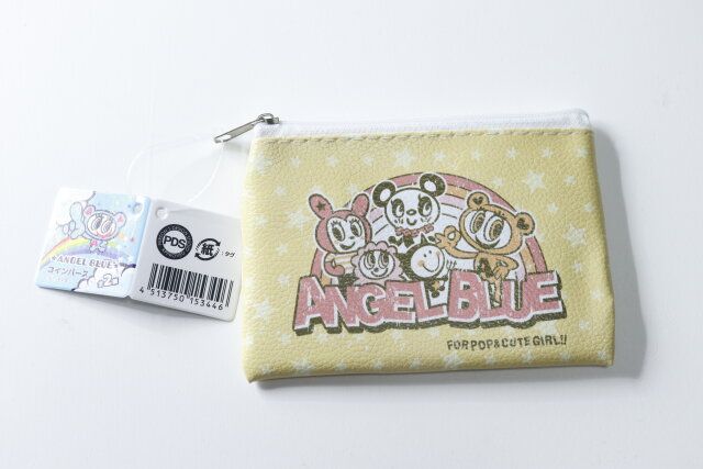セリアのANGEL BLUE コインパースのパッケージ