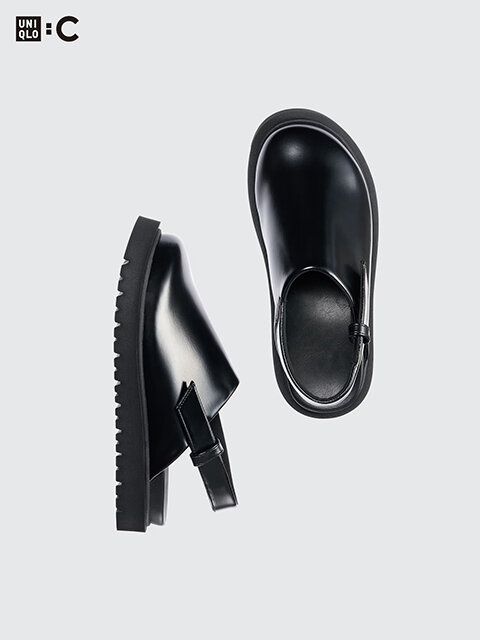 ユニクロ クロッグシューズ BLACK