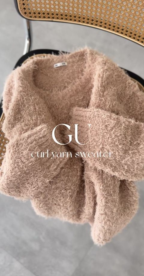 GUのピンクニット2