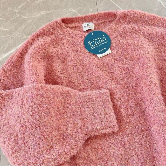 coenのピンクニット1