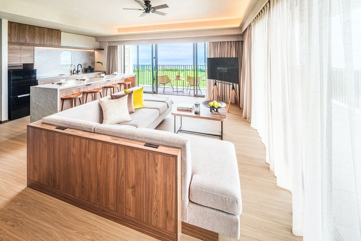 「デラックスバンク with ジャグジー」（1泊1室 8万8400円〜／77㎡・定員 8名）