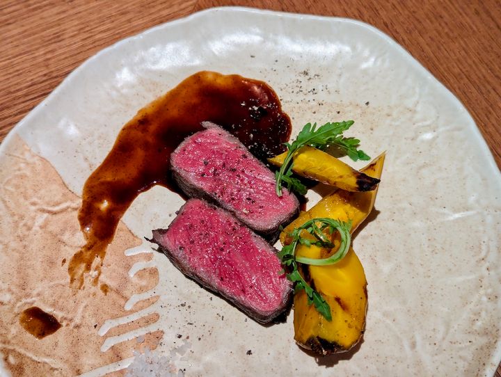 「石垣島新里牛ステーキ」単品9800円