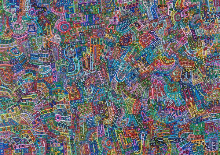 2024年度の受賞作品 JINS賞 カミジョウミカ《夢の中カラフル脳みそ》