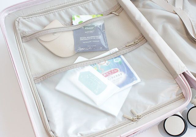 宝島機内持ち込み元CAおすすめスーツケースファスナーポケット