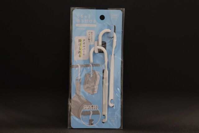 キャンドゥ くるっと巻き付けお風呂ツールフック パッケージ