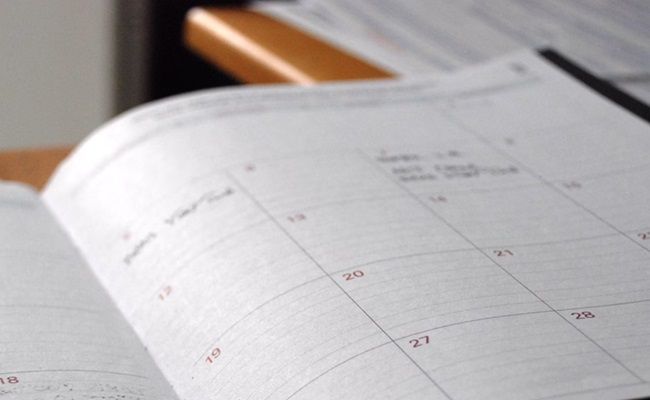 スケジュール帳