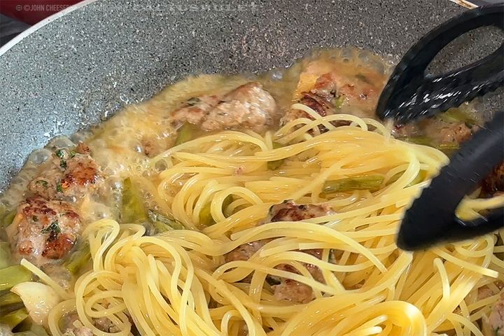麺投入