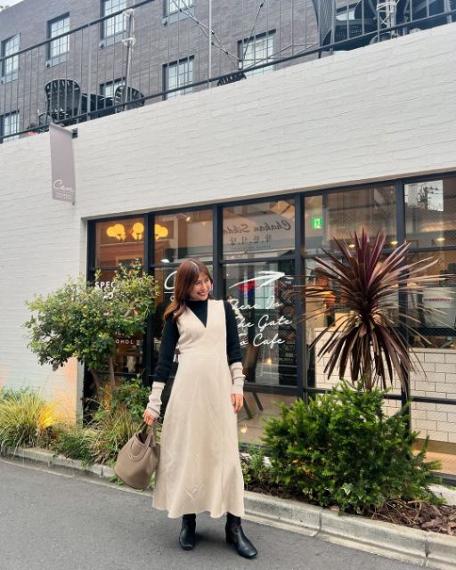 ハイショクナガソデPOを着たコーデ