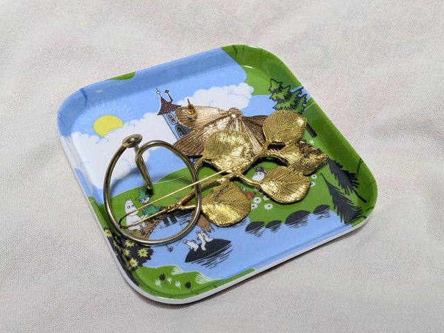 MOOMIN 暮らしを彩るマルチトレー 2枚セット