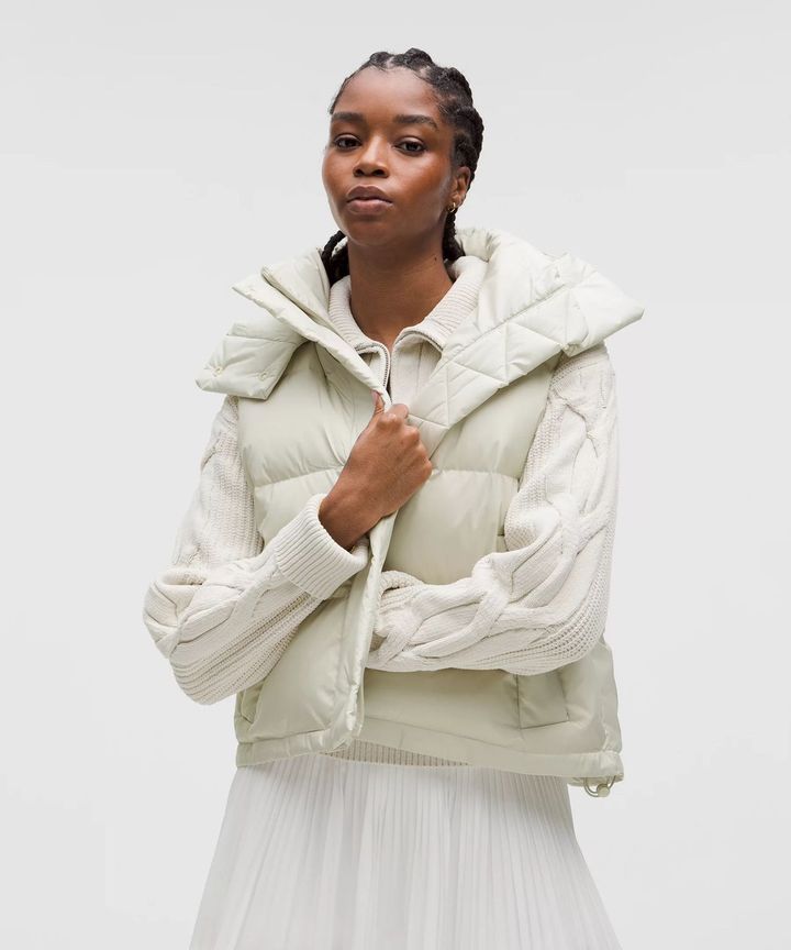 Wunder Puff クロップベスト ￥31,800