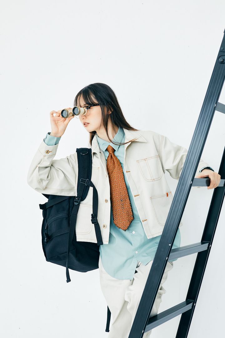 “ネクタイ”って、ふだん着に実際どう使うの？お手本着まわし2選【FUDGE FRIEND おしゃれさんの毎日コーディネート｜うさみ】