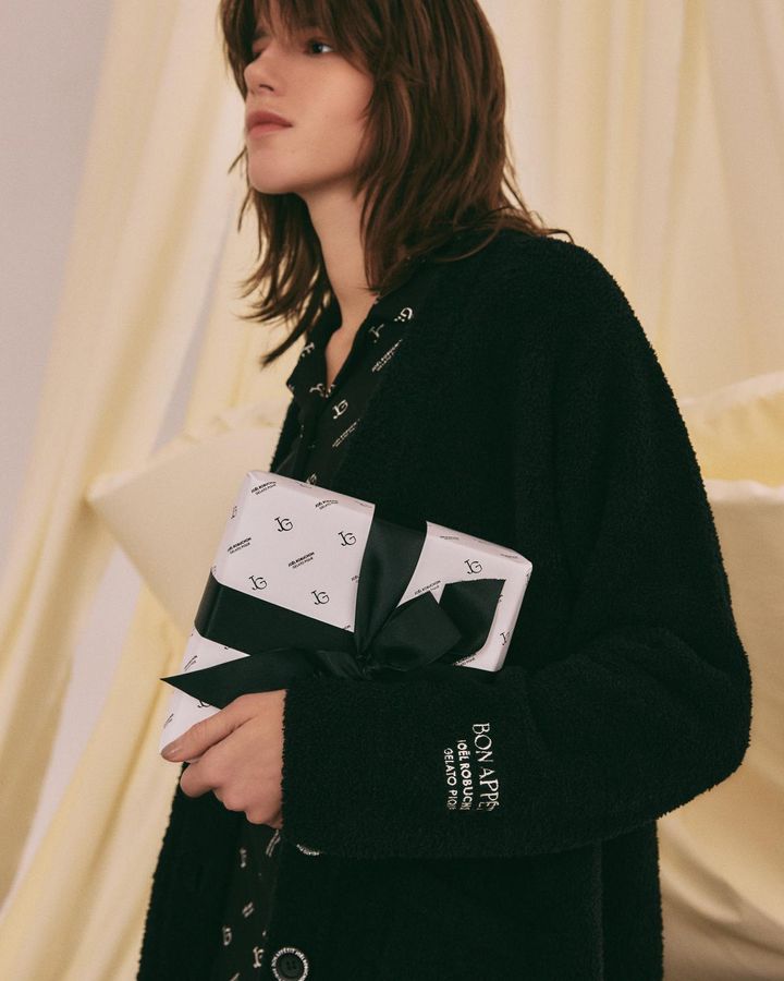 画像: 【 Joël Robuchon ＆ gelato pique】「カーディガン」（ブラック）￥11,880（税込）